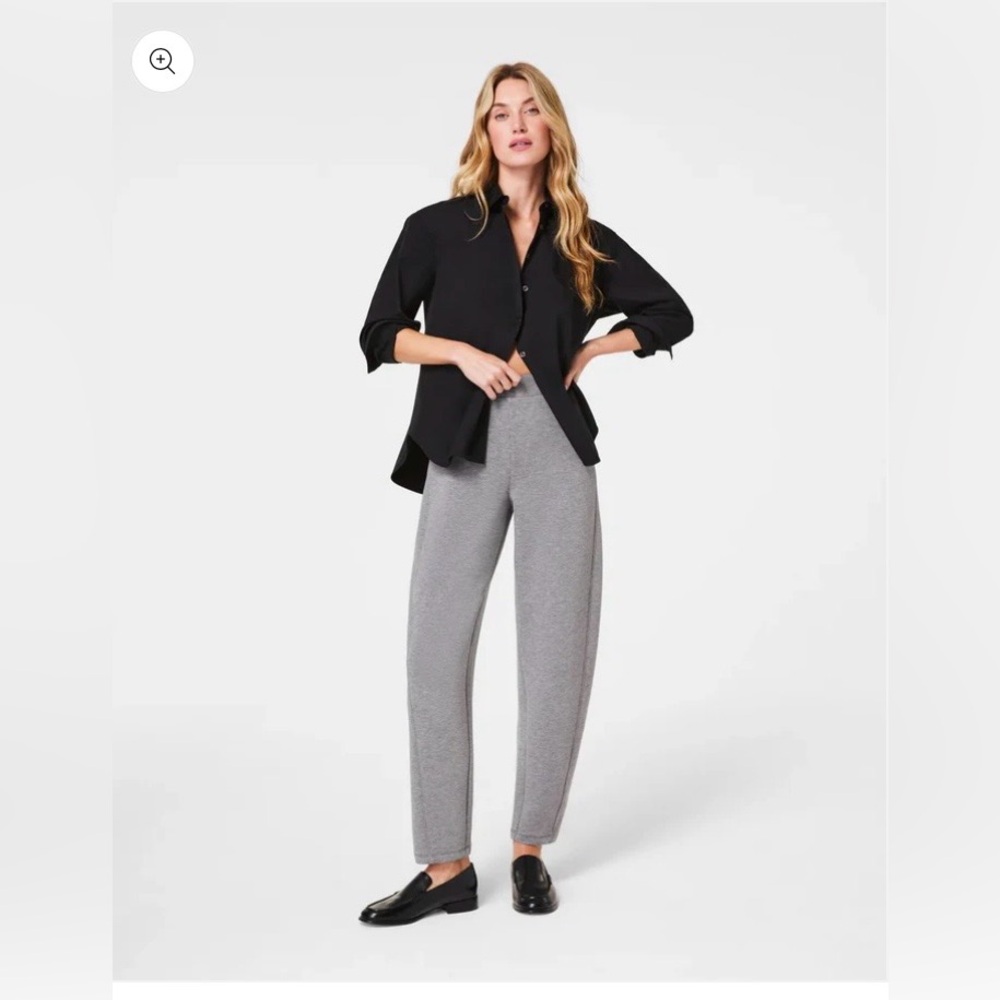 Spanx Air Essentials Medium Heather Gray Barrel L… - image 1